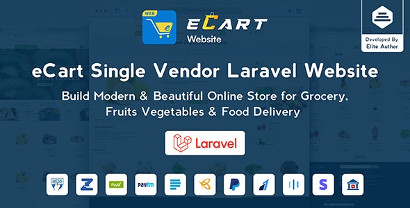 eCart Web- eCommerce Store Website with Laravel Nulled Free Download