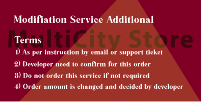 Modification Service Additional